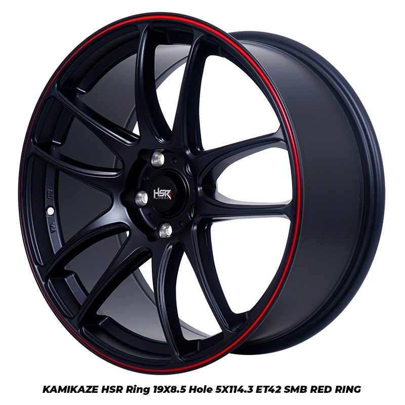 Velg Mobil HSR KAMIKAZE Ring 19 Terbaru Velg Racing HRV Xpander Rush Terios Innova