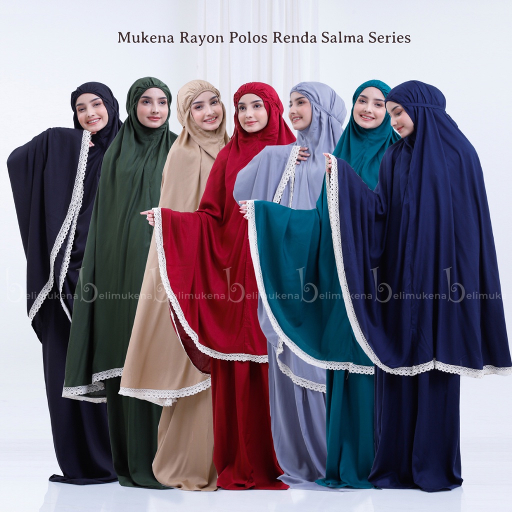 Mukena Dewasa Rayon Renda Salma