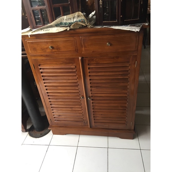 ras sepatu kayu jati jepara