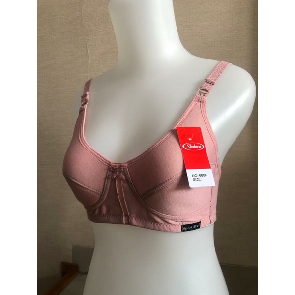 Shahnaz - Pakaian Dalam Wanita | Sport Bra Polos.Busa Tipis Kait 2 | Art Rd Jala