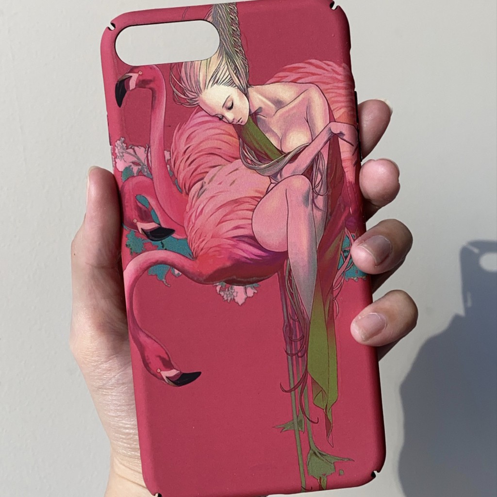 [PROMO CUCI GUDANG] CASE PINK FLAMINGO IPHONE 7 PLUS / IPHONE 8 PLUS
