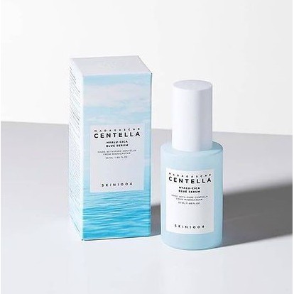 SKIN1004 Madagascar Centella HYALU CICA BLUE SERUM 50 ml  (Hyaluronic Acid) - Skin 1004 Fullsize Biru