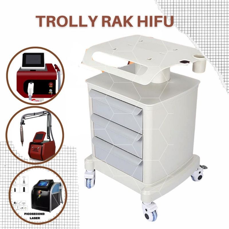 TROLLEY UNTUK MESIN HIFU MESIN KECANTIKAN
