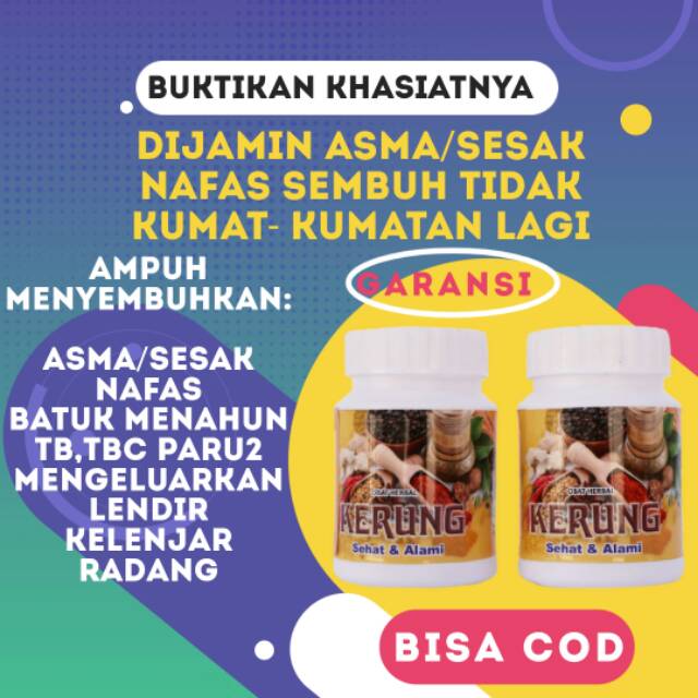Obat Asma Sesak Nafas Napas Paru Batuk Radang Dan Mengeluarkan Lendir Herbal Ampuh Shopee Indonesia