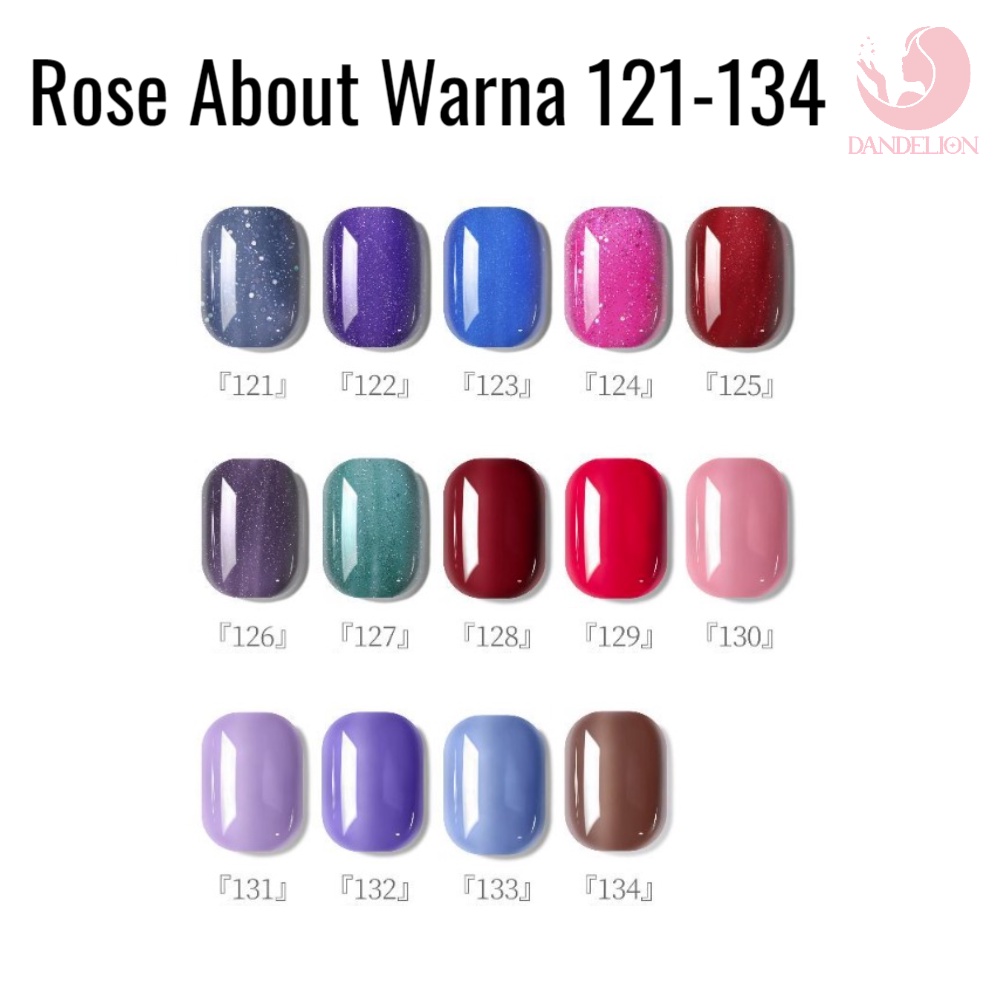 DND ROSE ABOUT (91-134) Gel Nail Polish UV LED Nail art kutek gel 7.3ml Cat kuku Gel uv kutek gel uv