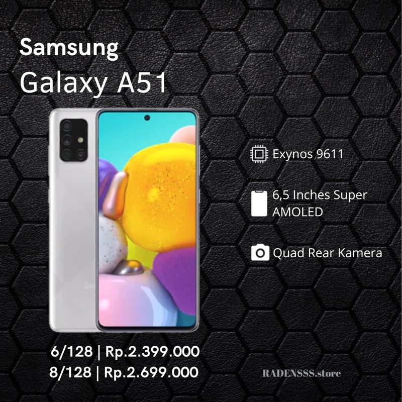 Samsung A51 6/128 & 8/128 Second Fullset