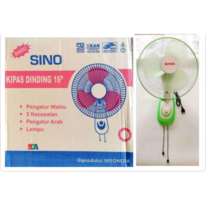 Sino Kipas Dinding Wall Fan 16inch