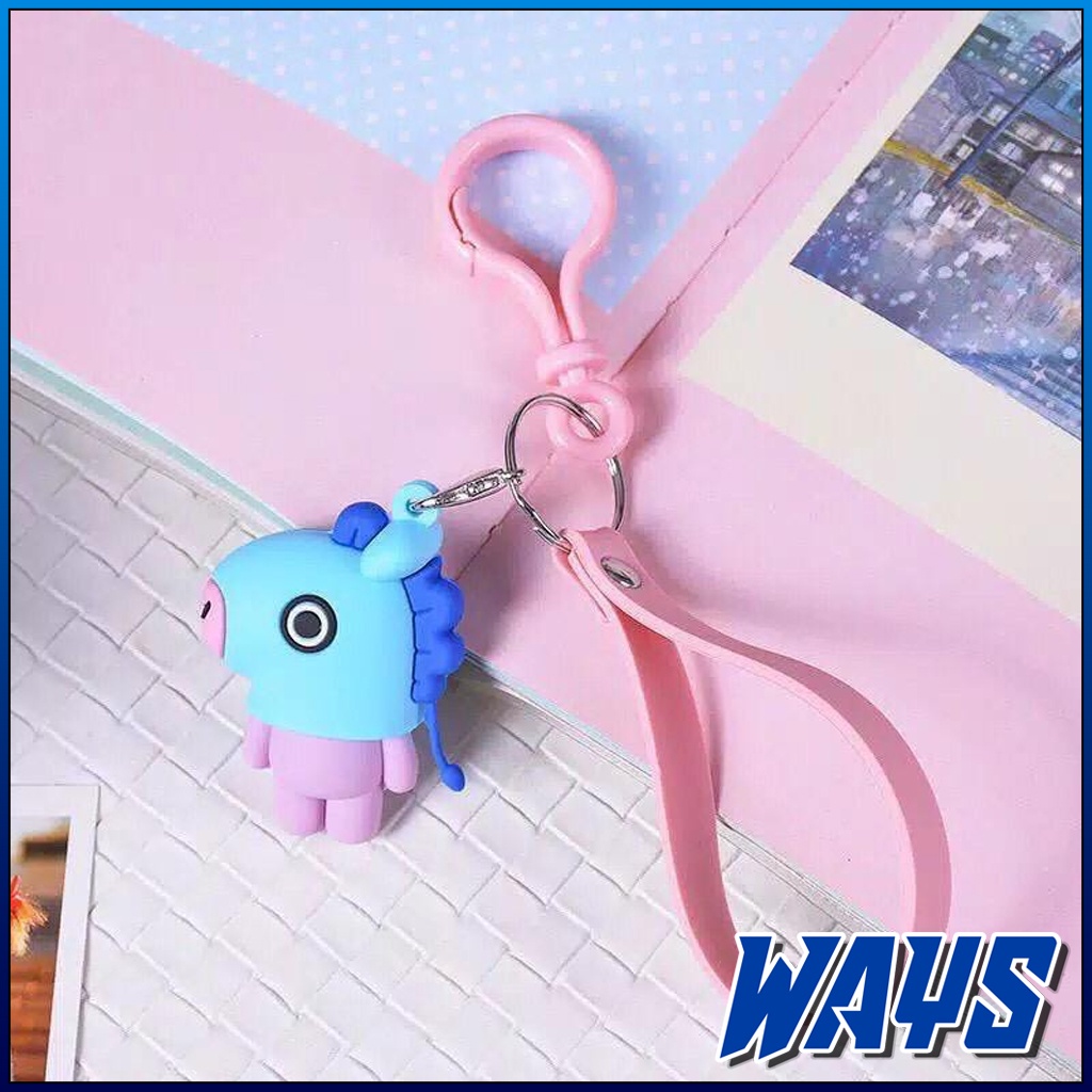 G016 | Gantungan Kunci Ganci BT21 KPOP Boneka Cute Karakter BTS Keychian Cartoon Aksesoris Tas Kunci