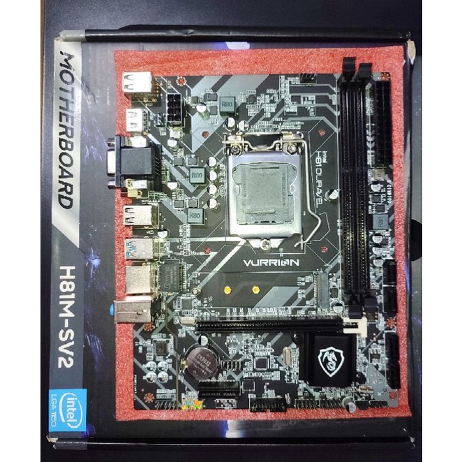 Motherboard Vurrion H81M-SV2 Baru