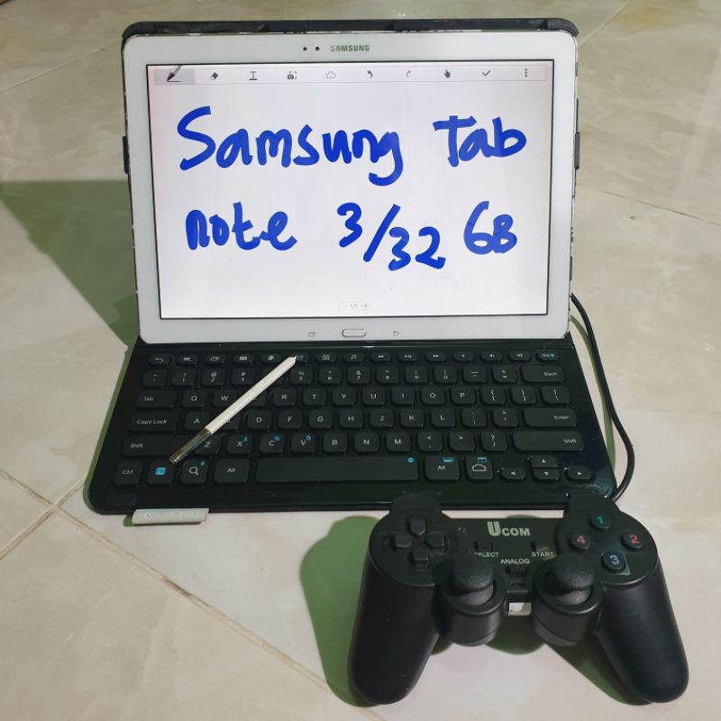 Samsung Tab Note Pro 12.2inch 3/32 Ram 3gb Rom 32gb + keyboard logitech + stick + mouse