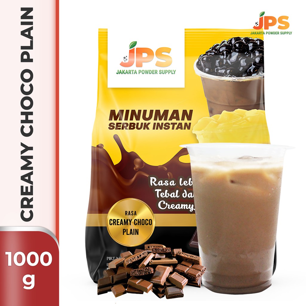 

Bubuk Minuman Creamy Chocolate Plain 1 Kg jps
