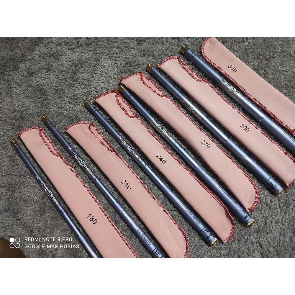 joran pancing tegek oregon sungkai 180. 210. 240. 270. 300. 360. 450