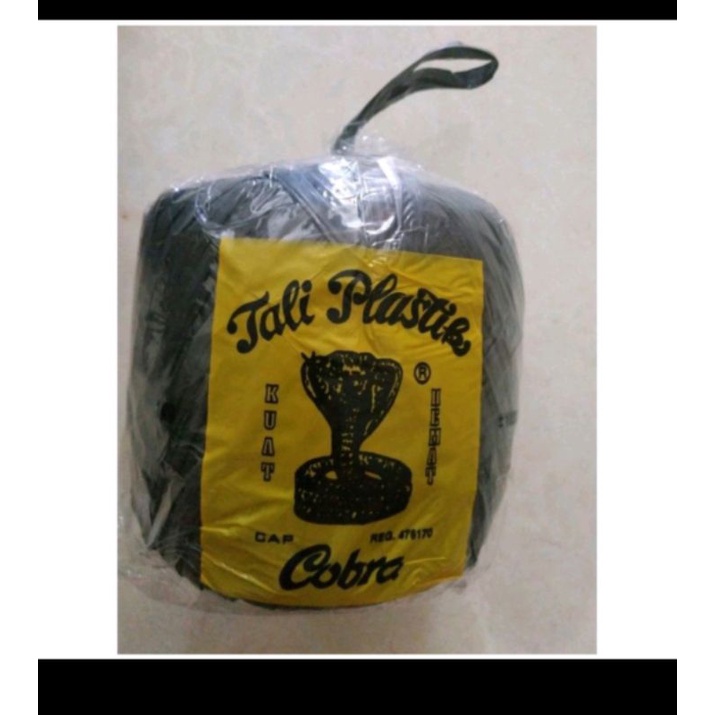 

TALI RAFIA HITAM MEREK COBRA 1 kg