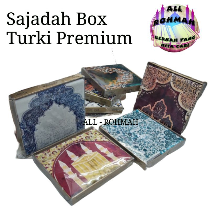 SAJADAH TURKI PREMIUM BOX HIGH QUALITY
