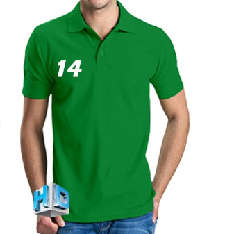 HD | Polo shirt KAOS POLO PRIA / KAOS KRAH | Baju polo pria | atasan pria-14 hijau fuji