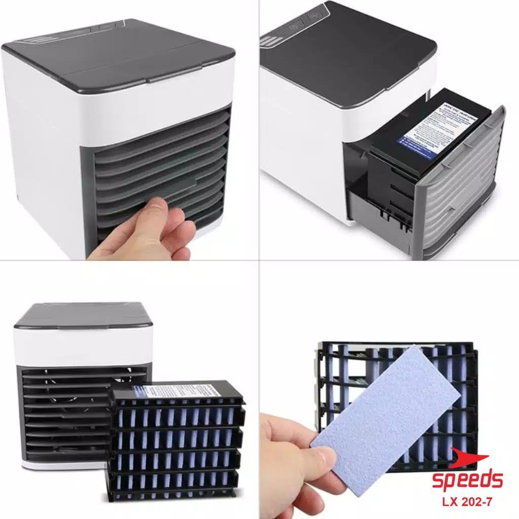 MAKASSAR: Kipas AC Mini Artic Pendingin Ruangan Sejuk Air cooler Kipas Air Portable Cocok Untuk Kos