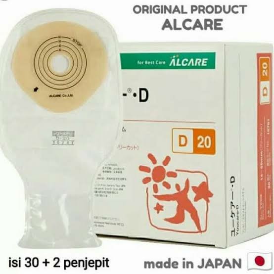 Colostomy Bag Alcare | Kantong Kolostomi Ostomy Stoma Dewasa- Pcs