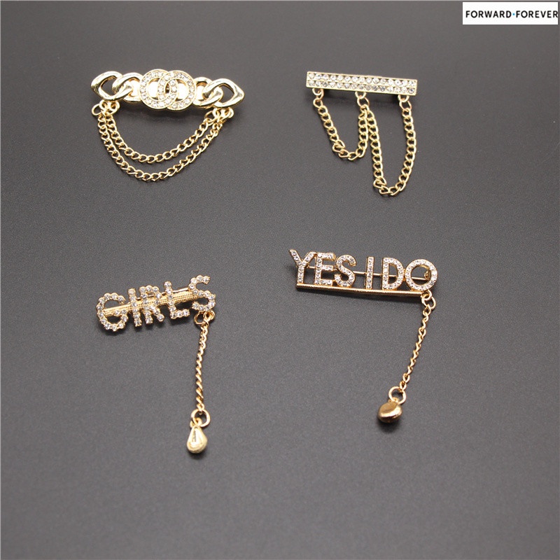 Vintage fashion scarf buckle ladies brooch M70005
