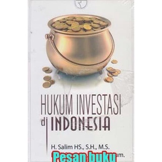 Jual Buku Hukum Investasi di Indonesia - Salim dan Budi Sutrisno