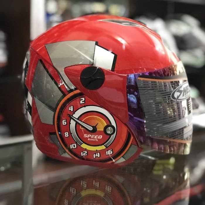Helm shel ANAK Moto GP red