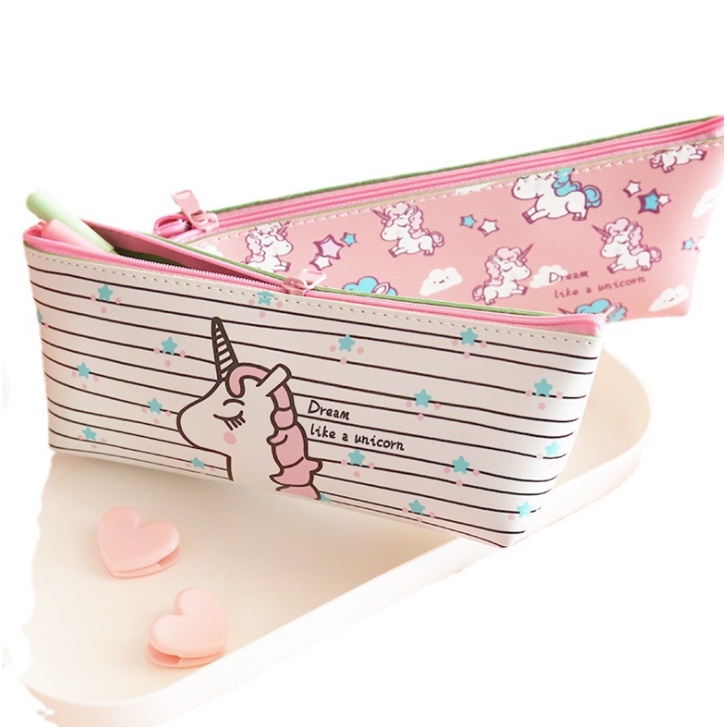 

J2 - Dompet pensil unicorn kotak pensil like girl ja