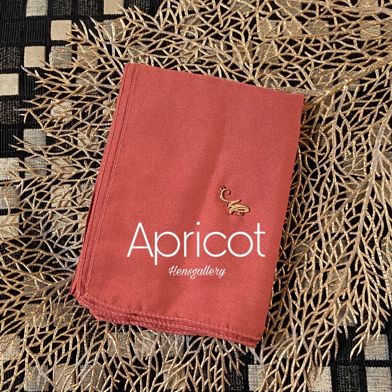 Part 1 Mylady Hijab Plain Voal Ultrafine by Myladyhijab dark mustard silver broken white optic white-APRICOT