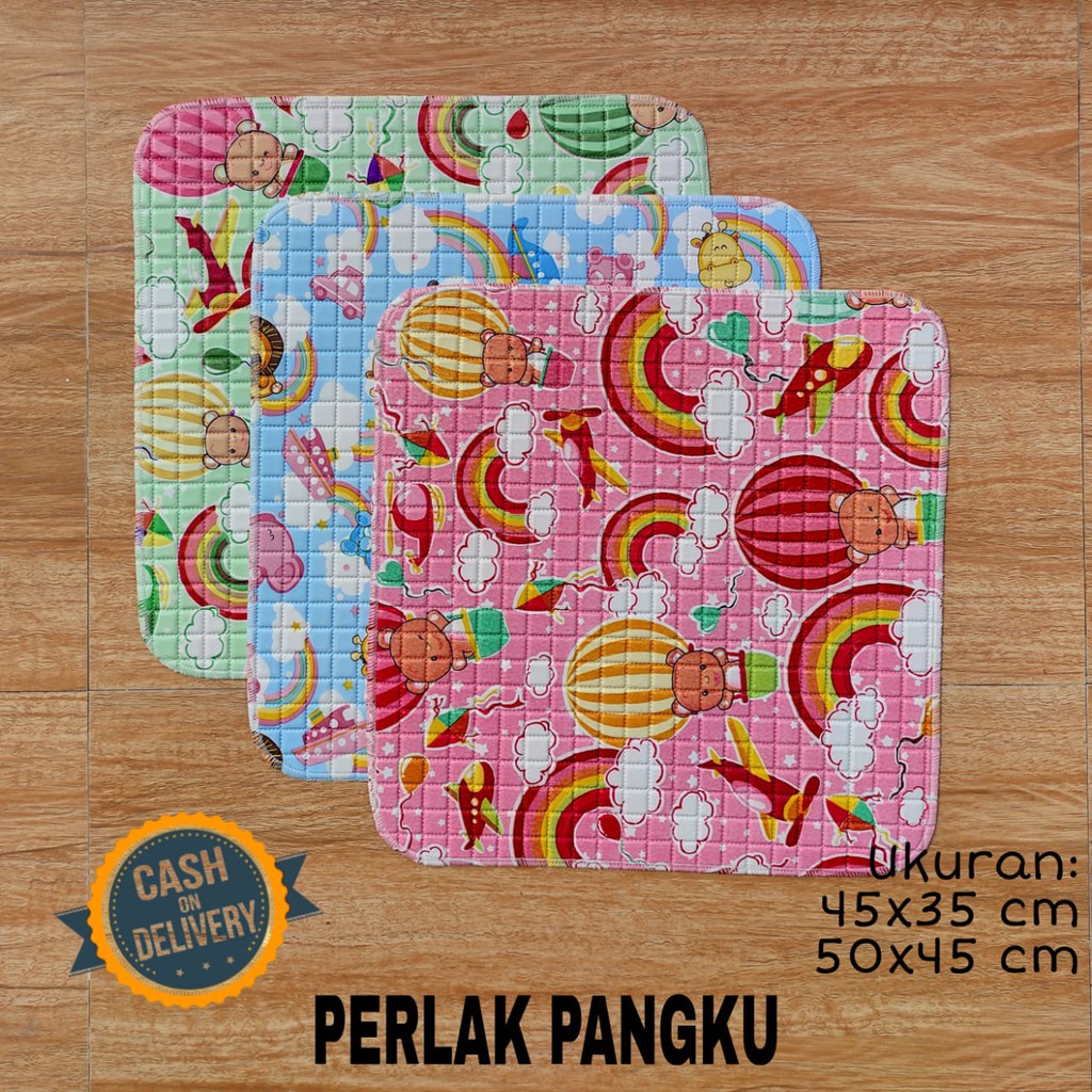 Perlak bayi 50 x 45 cm BISA PILIH WARNA perlengkapan bayi lahir