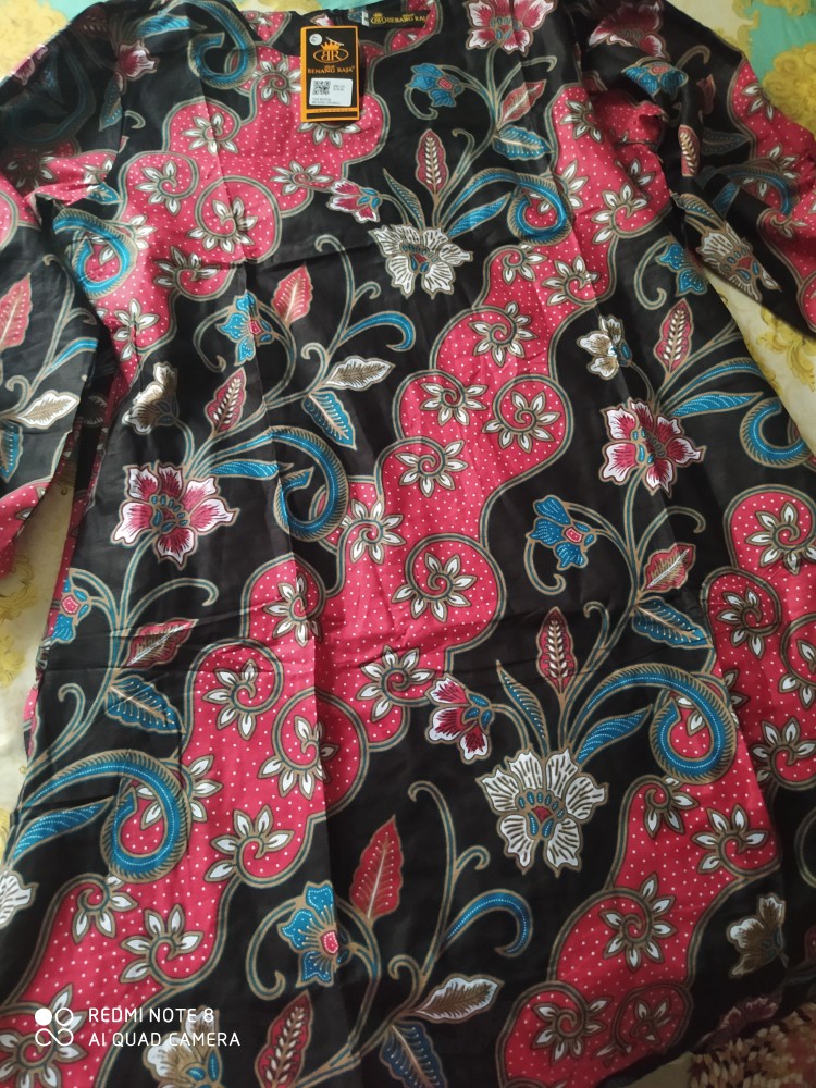 Benang Raja Tunik Batik Wanita Lengan Panjang Ukuran Jumbo 2xl 3xl 4xl 5xl