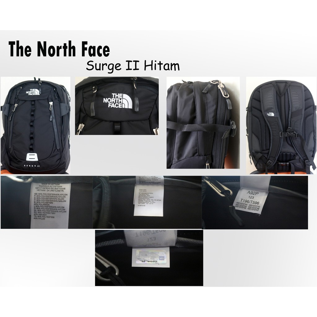 north face surge ii backpack