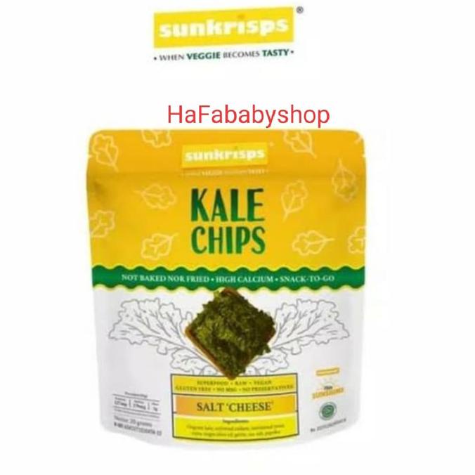 

Unik Sunkrisps Kale Chips Salt Cheese 20 Gr Gilaa!!!