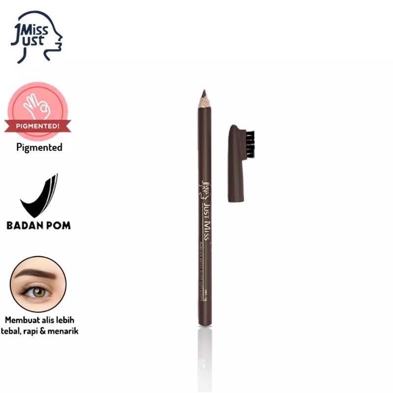 PENSIL ALIS JUST MIST DENGAN SIKAT PIGMENTED