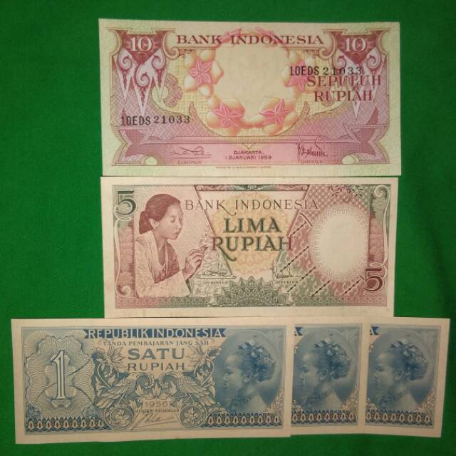 UANG KUNO PAKET MAHAR 18 Rupiah