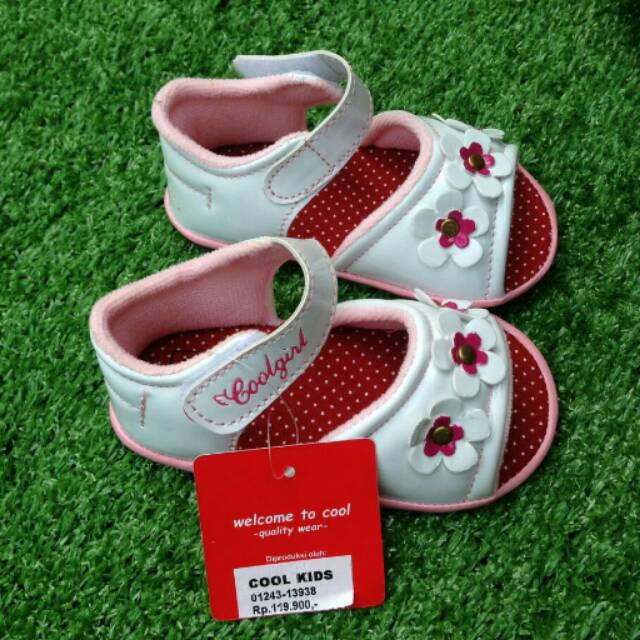 WHITE COOL KIDS SEPATU ANAK BAYI PEREMPUAN