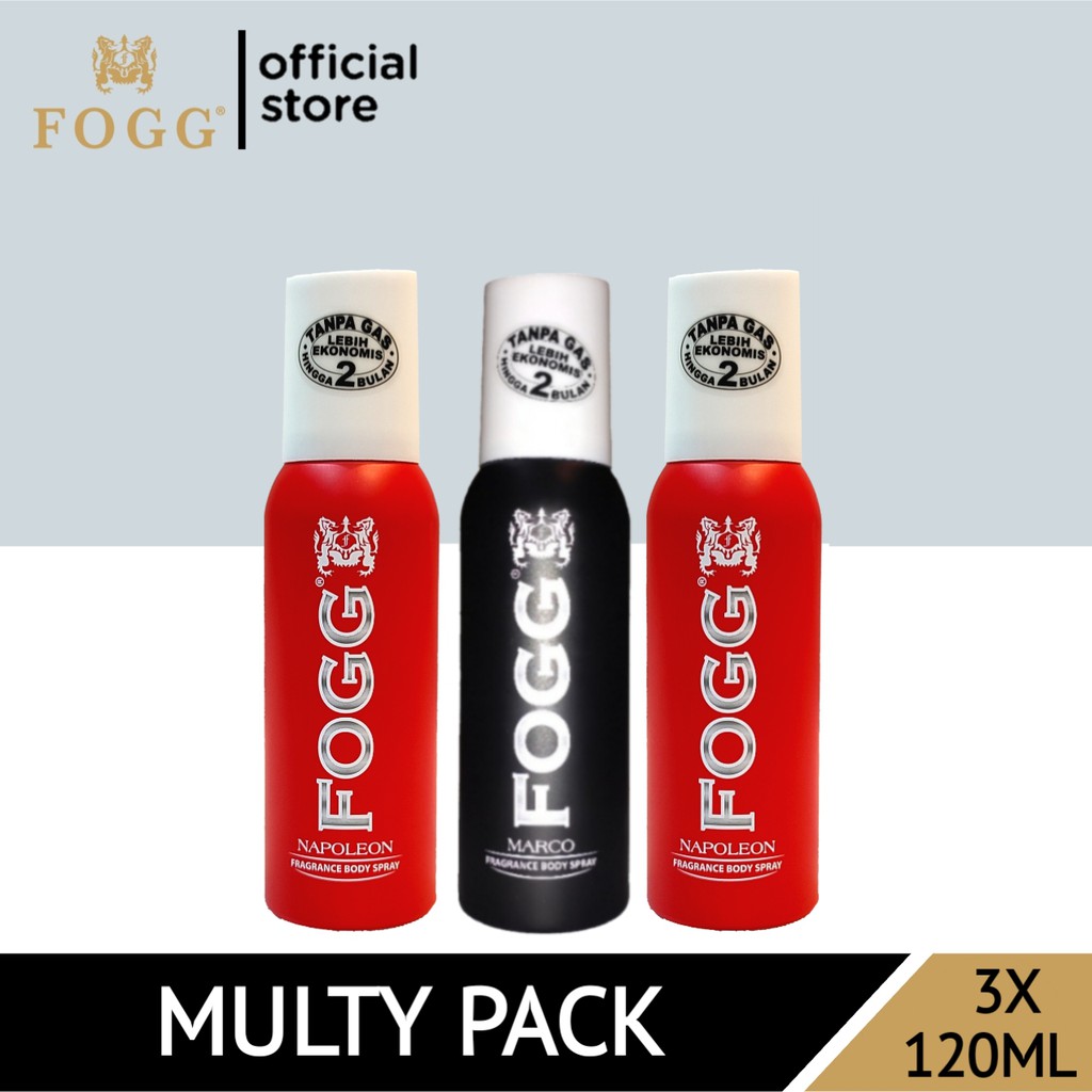 TRIPLE PACK - FOGG Perfume Bodyspray 120mL