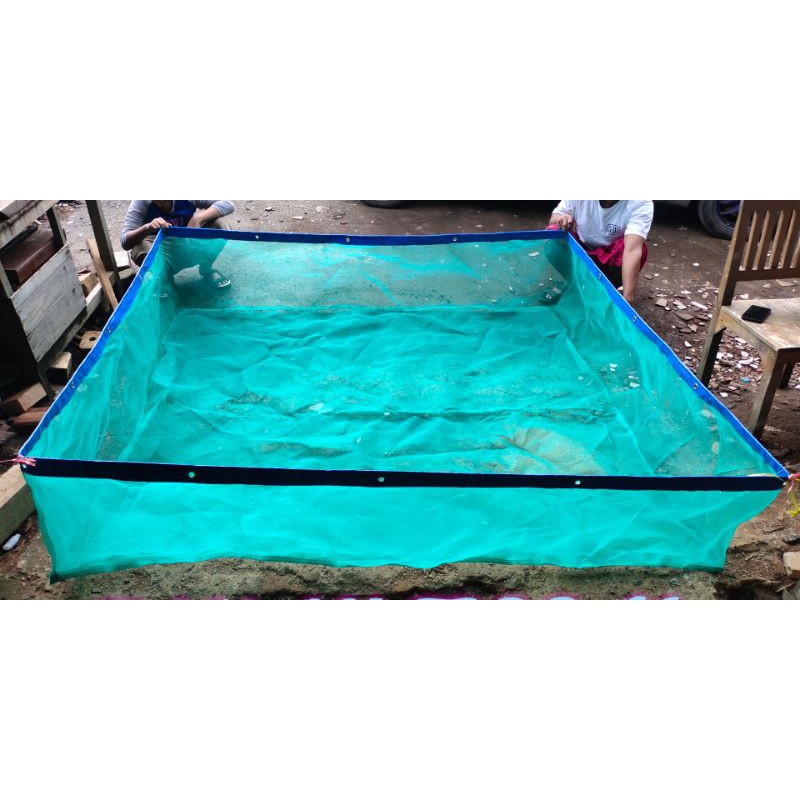 JARING KERAMBA WARING IKAN 50x150x40cm /KASSA HIJAU/WARING/KERAMBA IKAN/KERAMBA LELE