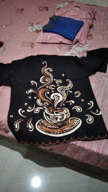 Aroma Kopi Kemeja Batik Pria Full Furing Bahan Katun Primisima Batik Solo Batik Pria Eksklusif