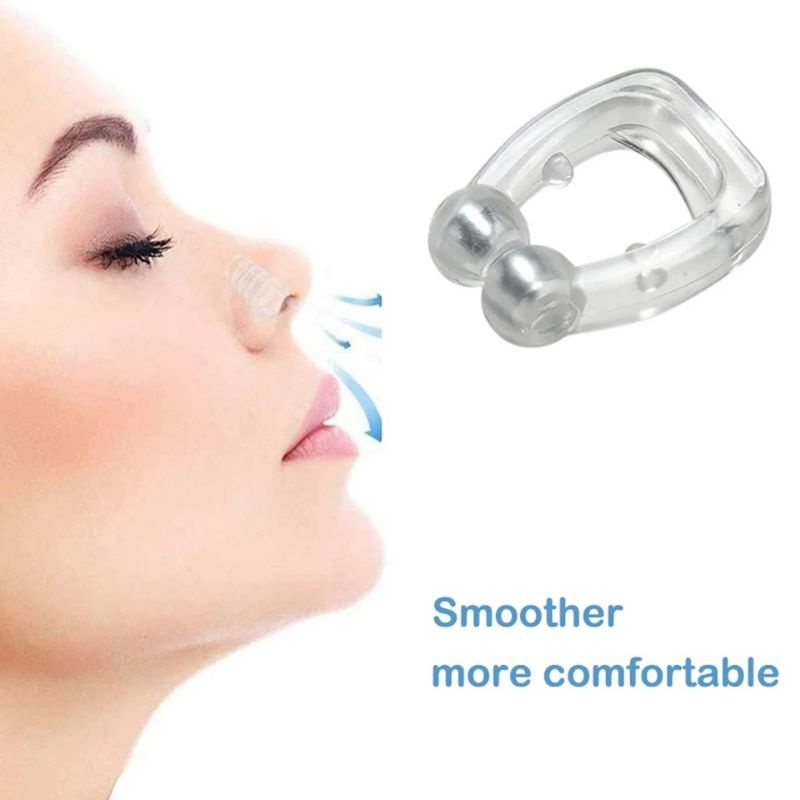 ANTI SNORE ALAT BANTU ANTI NGOROK NOSE BREATHING SNORING MAGNETIC KECIL