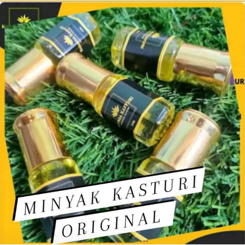 Minyak kasturi kijang original non alkohol [Beli 1 bonus 2]