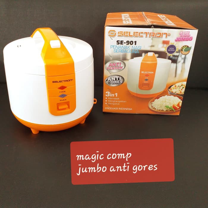 Rice Cooker/Magic comp 3 IN 1 Jumbo 1.8 L SELECTRON SE-901