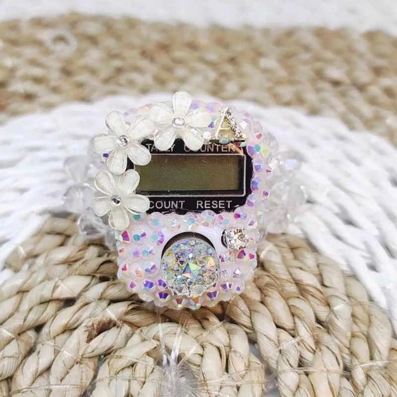 TASBIH DIGITAL HIAS + 1 HURUF & TALI CRISTAL CANTIK