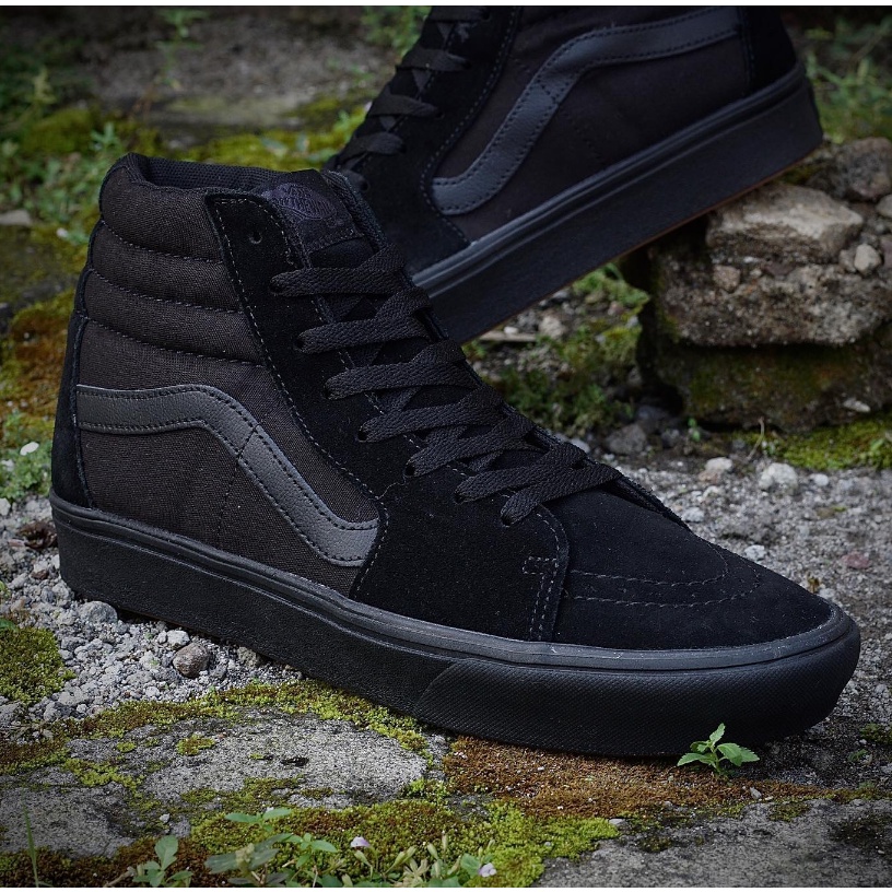 -VANS- -SK8-HI Comfycush- Black/Black