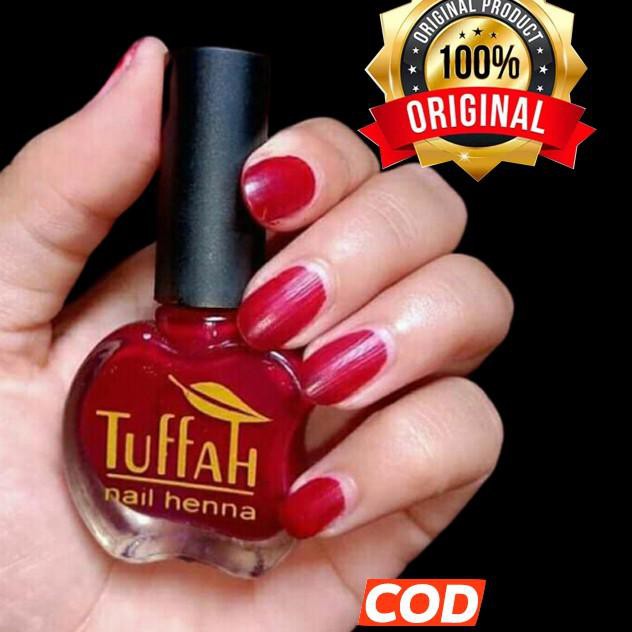 TERLARIS.. Grosir Tuffah Nail Henna kutek halal muslimah sah wudhu dan sholat inai kuku hena tufah