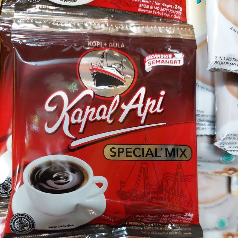 

Kapal Api Spesial Mix 24g Plus Gula