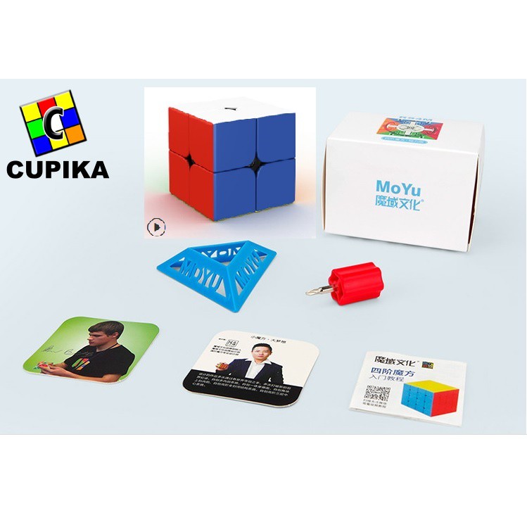 Rubik 2x2 MoYu RS2M 2020 RS32 M Magnetic 2x2x2 Stickerless Original