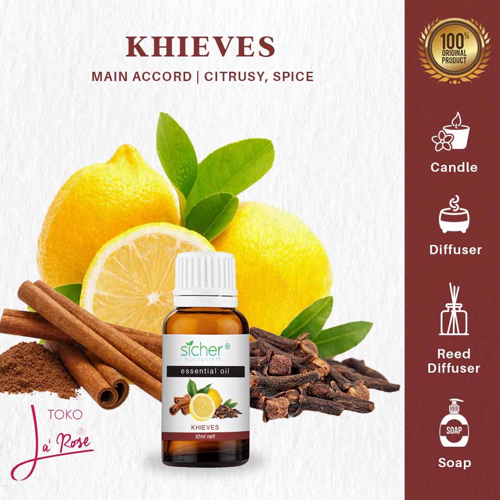 Essential Oil Thieves Aromatherapy Natural Khieves Immune Booter Alami