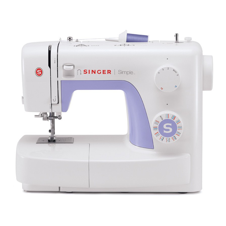 Original Singer | MESIN JAHIT PORTABEL Singer Simple 3232 / Mesin Lubang Kancing Semi Obras