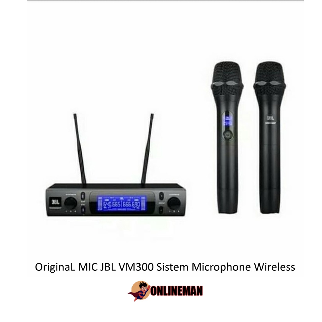 OriginaL MIC JBL VM300 Sistem Microphone Wireless