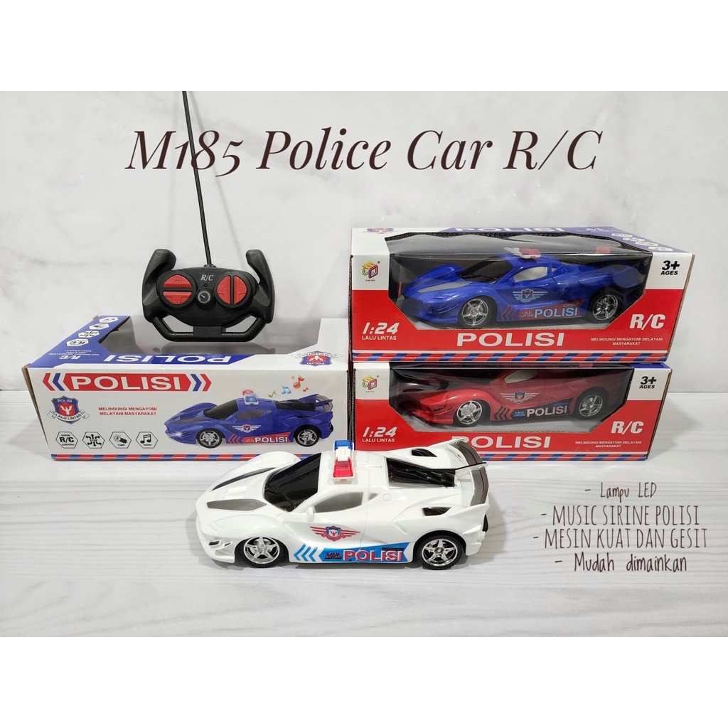 M185 Mainan R/C POLICE Car Remote Control | Remot Kontrol Mobil POLISI