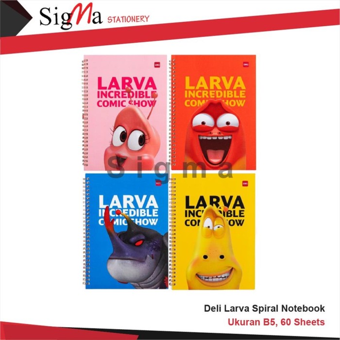 

Nikmati Notebook Spiral B5 (Pcs) Deli Larva Elb560 Hemat
