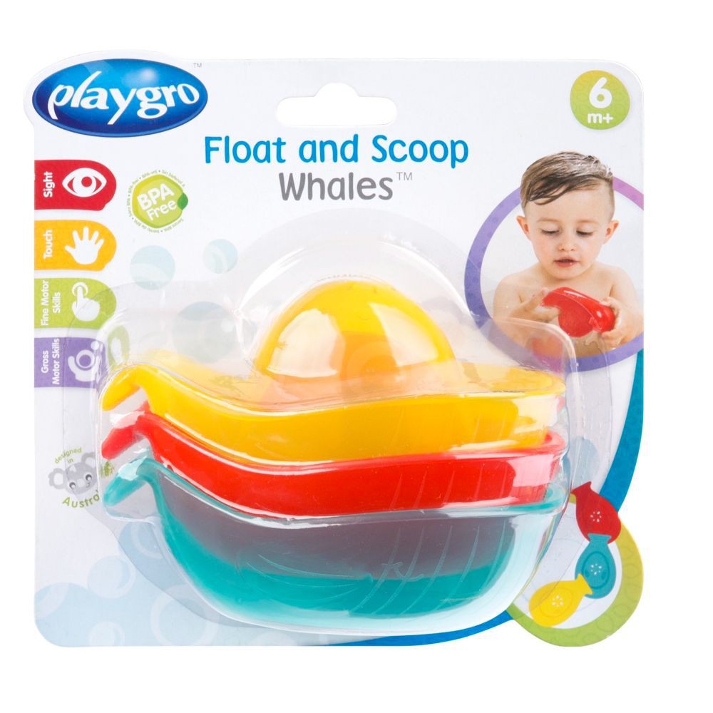 Playgro Float and Scoop Whales